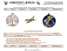 Tablet Screenshot of christinasworld.com